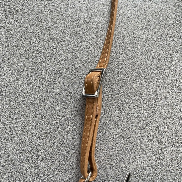 Vintage I Medici Firenze Black & Tan Leather Crossbody Bag - Picture 8 of 11